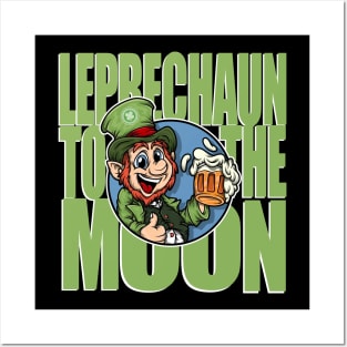 Leprechaun Token - LEP - Green - TO THE MOON T-Shirt Posters and Art